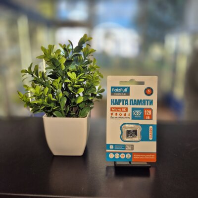 Карта памяти micro SDXC UHS1 U3 FaizFull 128Гб class 10 