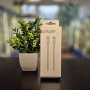 Кабель USB-C USB-C Huawei 6A 88W чип Super Charger 1 метр белый