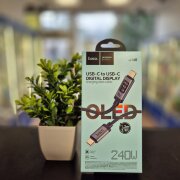Кабель USB-C USB-C Hoco  U148 240W 1,2 метра черный