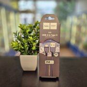 Кабель USB USB-C Hoco X20 2 метра черный