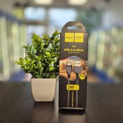 Кабель USB micro USB Hoco X20 2 метра черный
