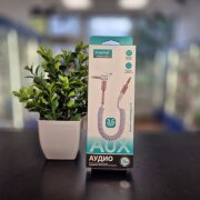Кабель AUX Cable MP3 Jeck 3.5 на 3.5 FaizFull FX17 белый